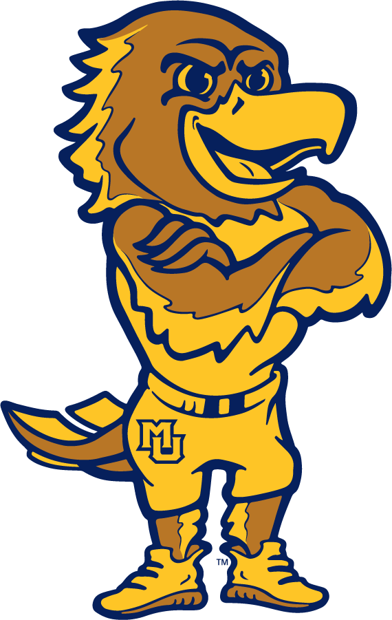 Marquette Golden Eagles 2020-Pres Mascot Logo v2 t shirts iron on transfers